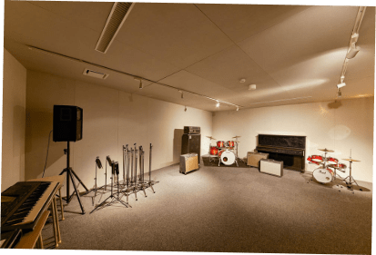 リハーサルスタジオの写真